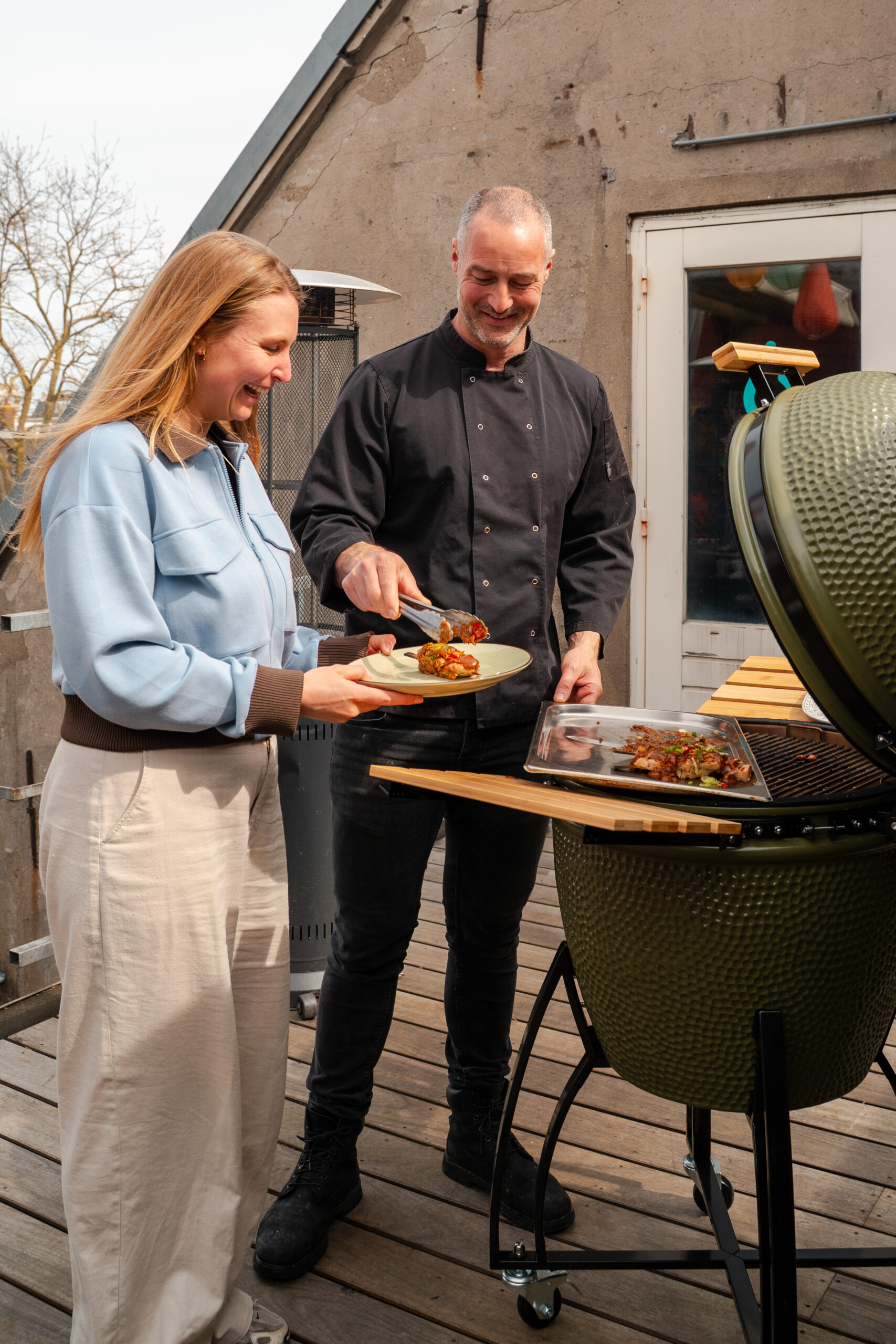 Bij Seven Utrecht is het mogelijk om op ons prive dakterras te BBQuen met eigen chef